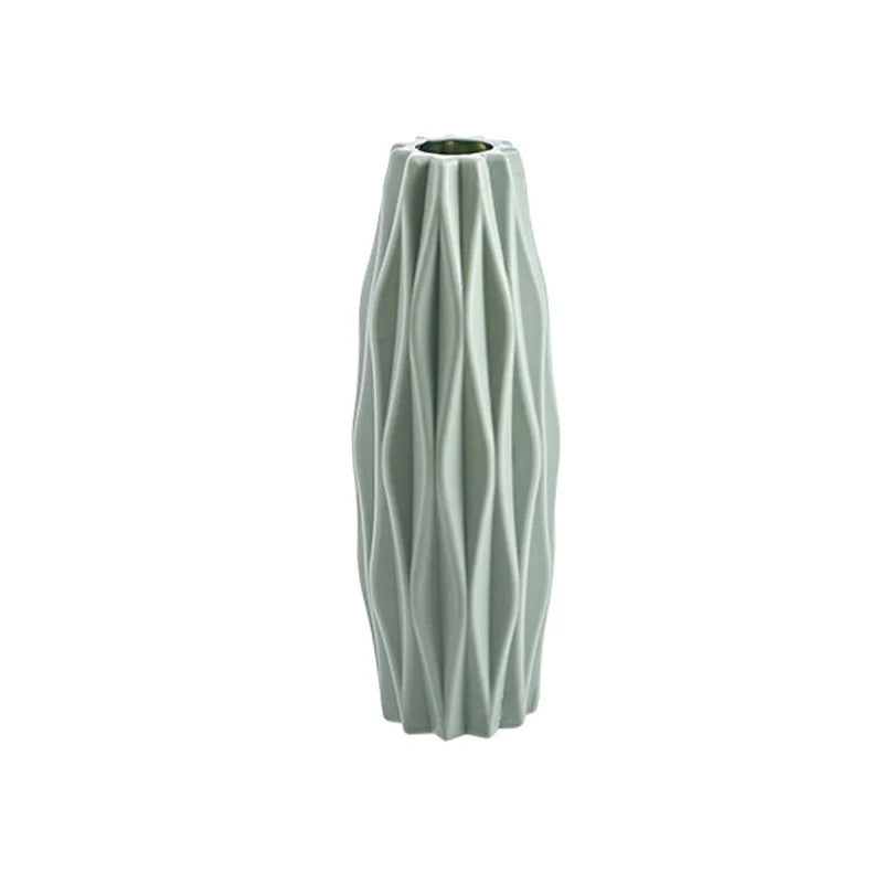 Plastic Imitation Ceramic Vase Decor