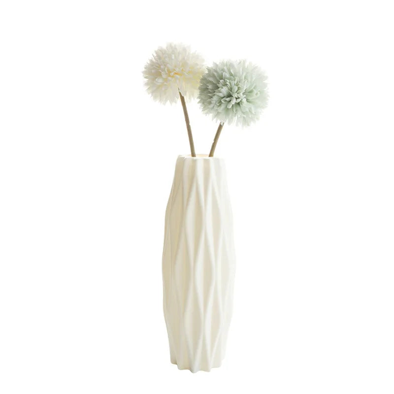 Plastic Imitation Ceramic Vase Decor