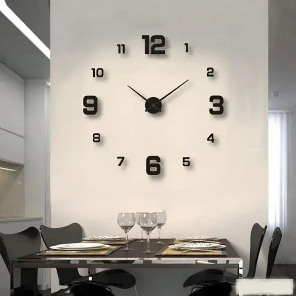 Creative DIY Frameless Wall Clock