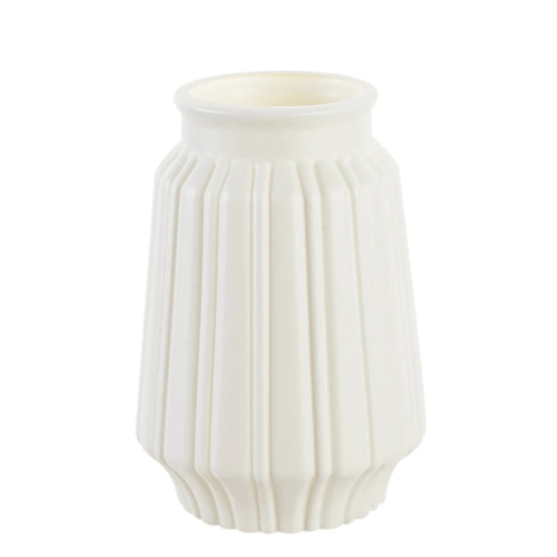 Plastic Imitation Ceramic Vase Decor