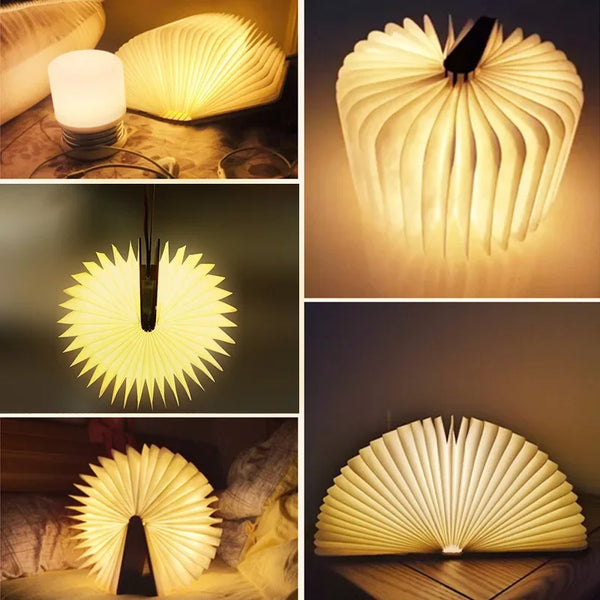 3D Folding RGB LED Book Light