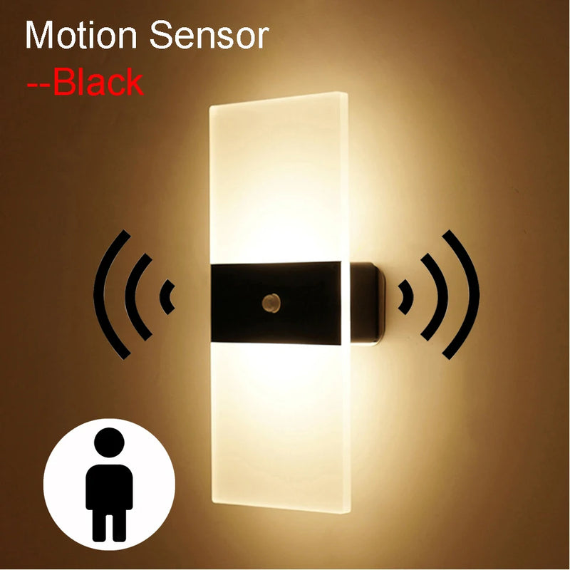 USB Rechargeable Motion Sensor Wall Lamp