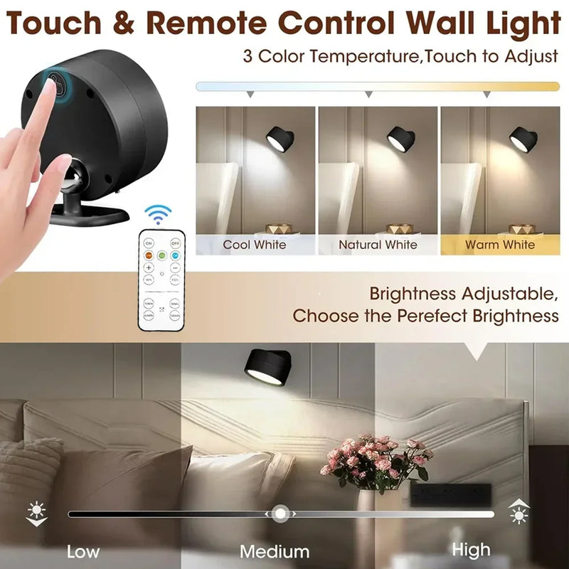 LED Dimmable Wall Mounted Lamp