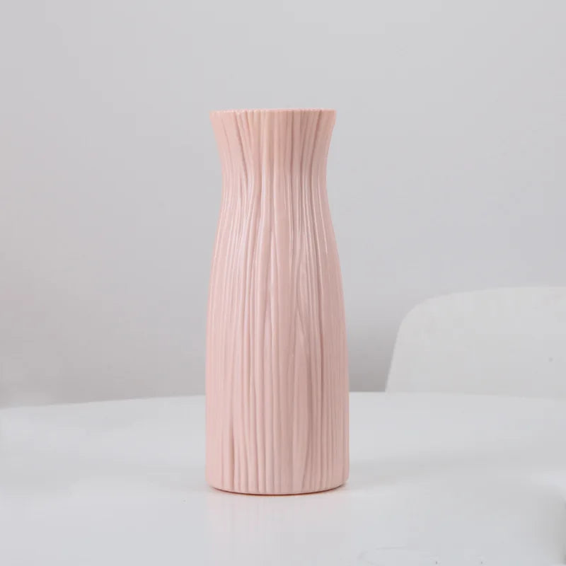 Morandi Plastic Vase for Home Decor