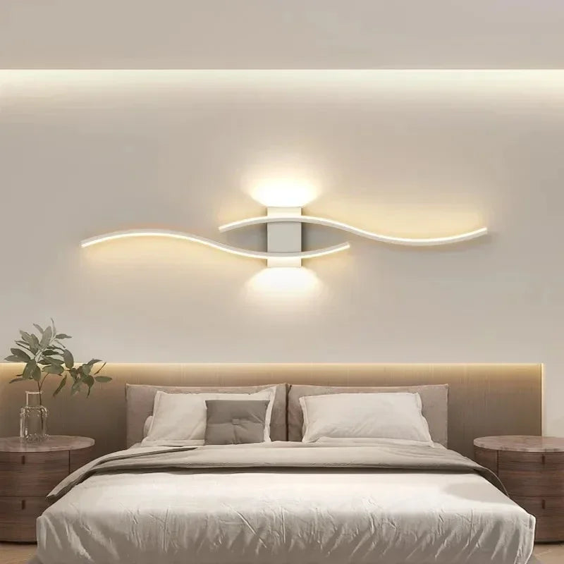 Modern LED Curve Wall Lamp