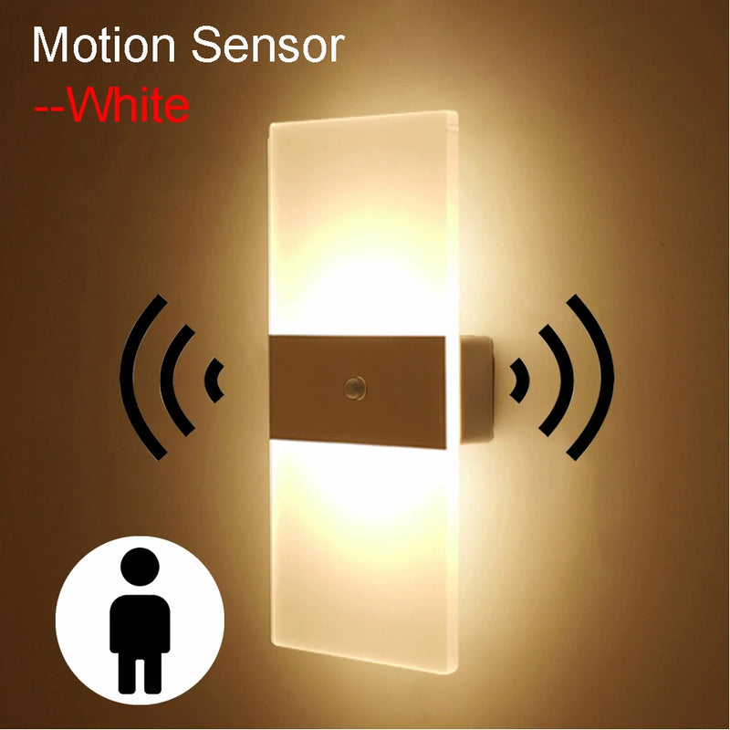 USB Rechargeable Motion Sensor Wall Lamp