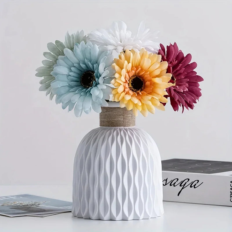 1PC Water Ripple Plastic Vase