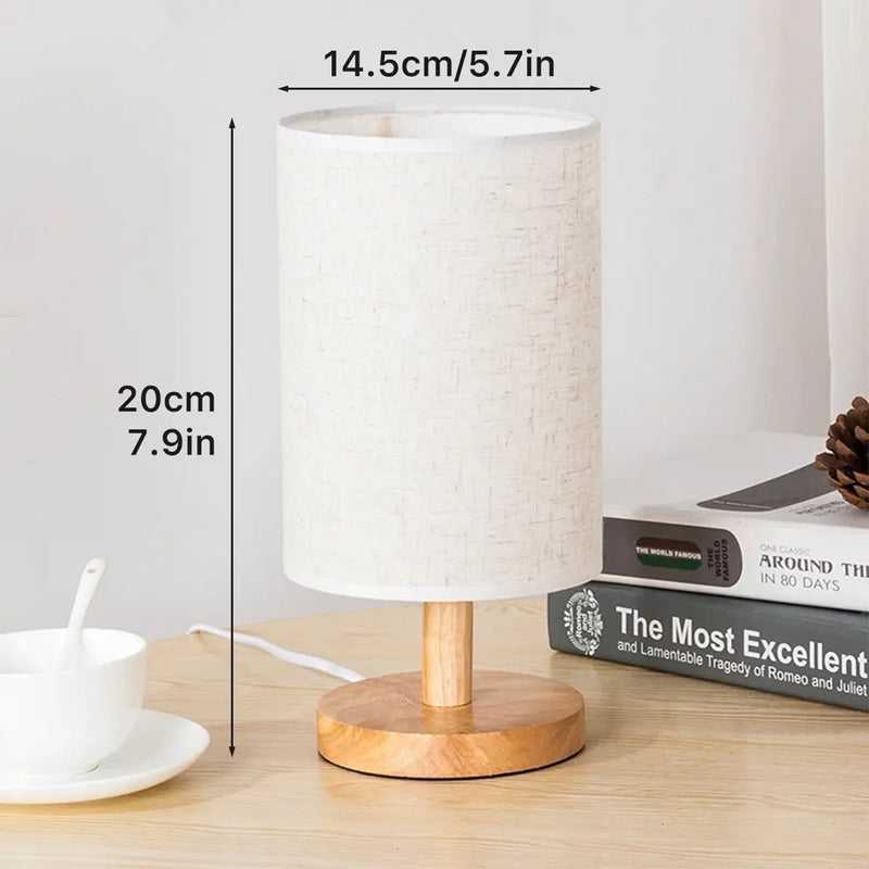 USB Bedside Night Light Table Lamp