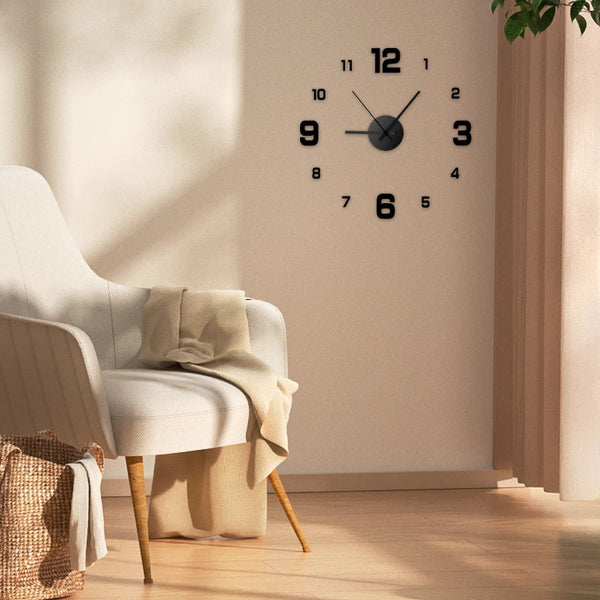 Creative DIY Frameless Wall Clock