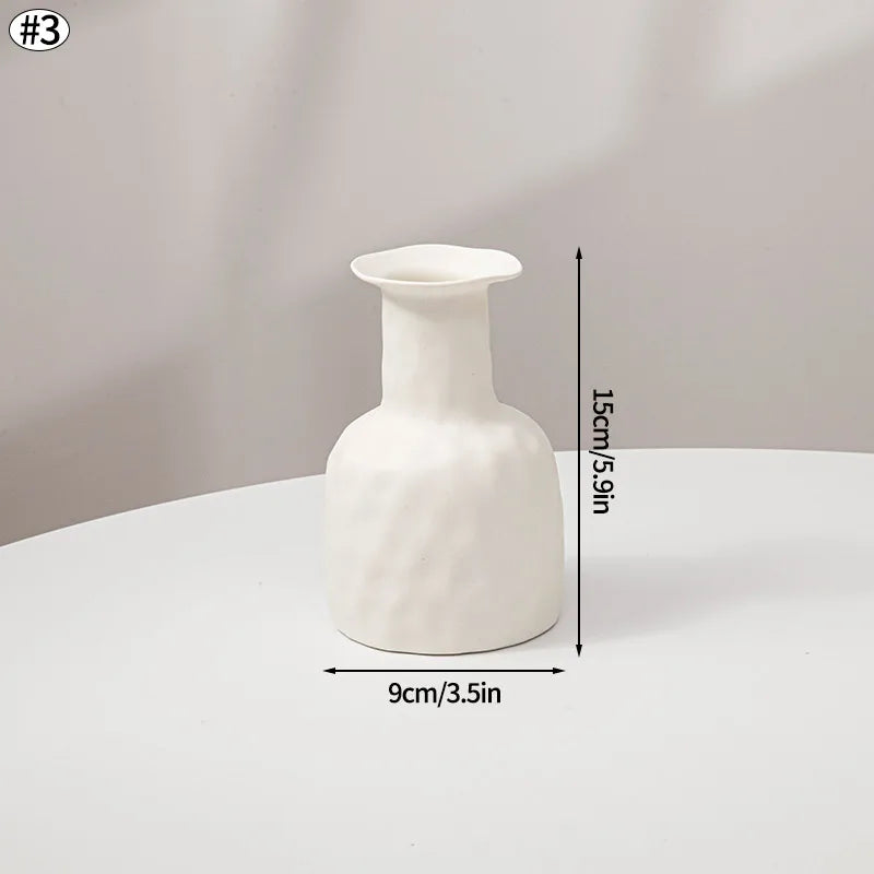 Creative White Minimalist Vase Decor