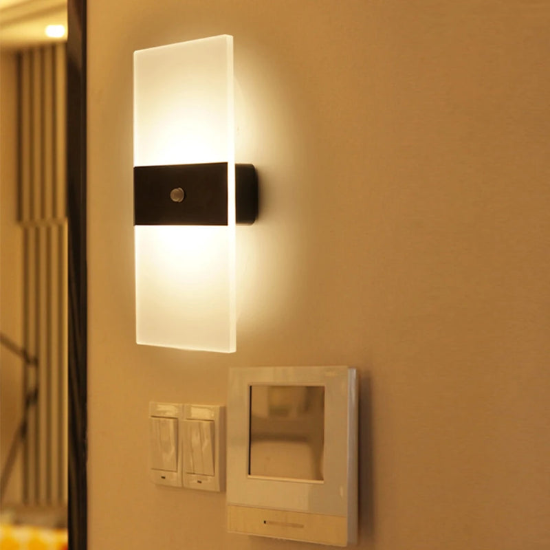 USB Rechargeable Motion Sensor Wall Lamp