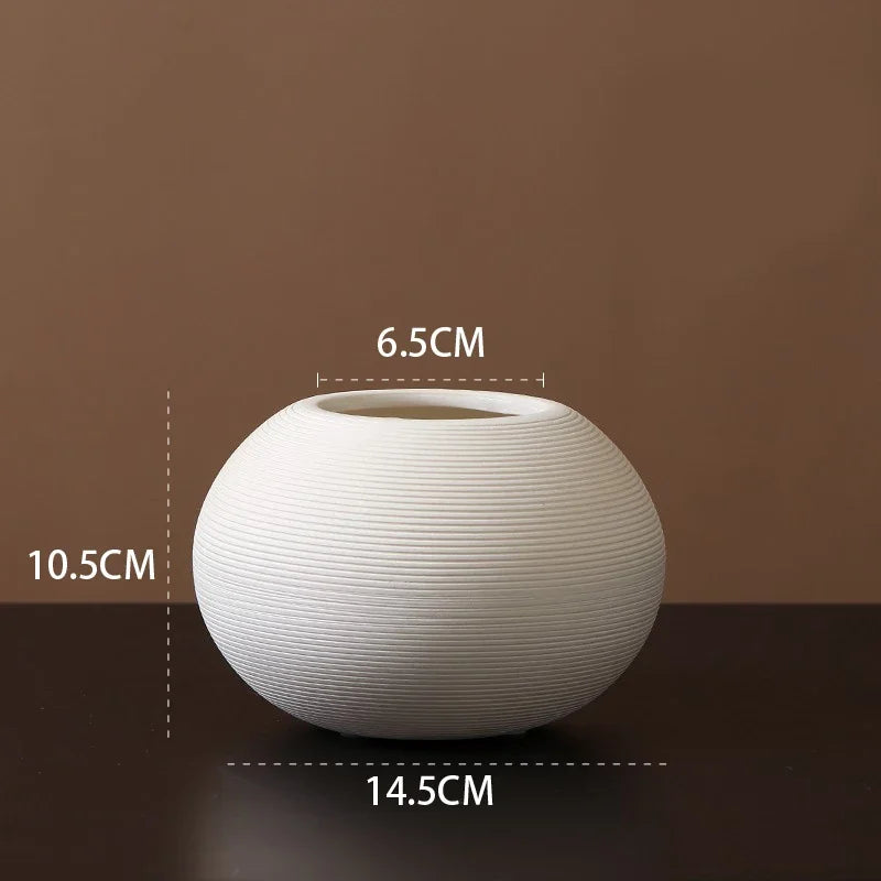 Minimalist Handmade Ceramic Zen Vase