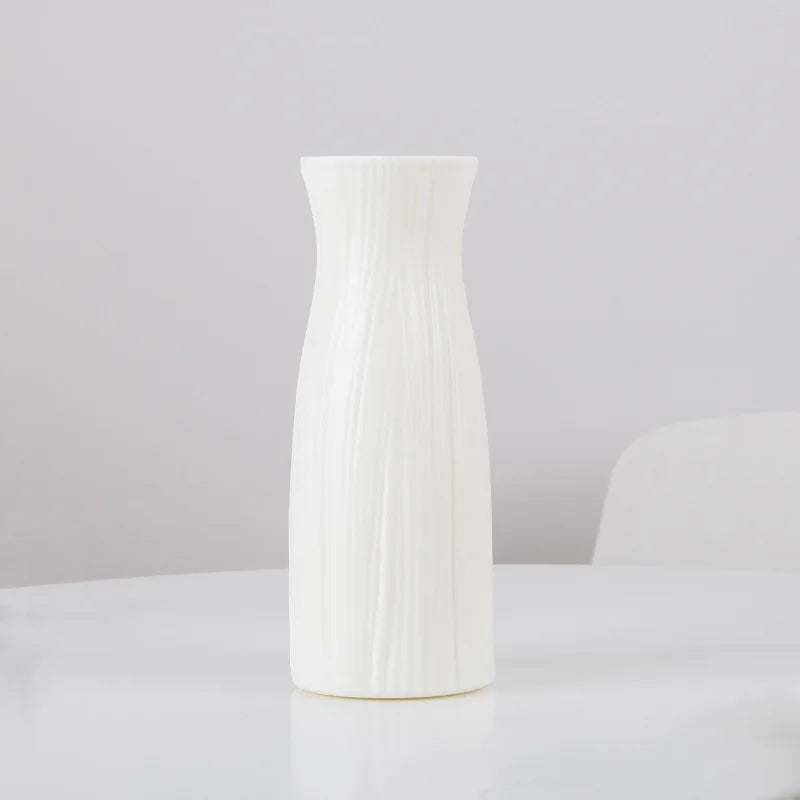 Morandi Plastic Vase for Home Decor